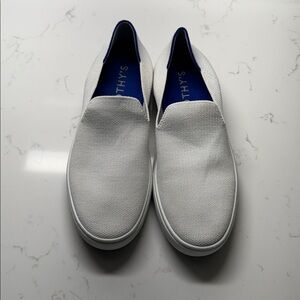 Rothy’s White Slip-Ons